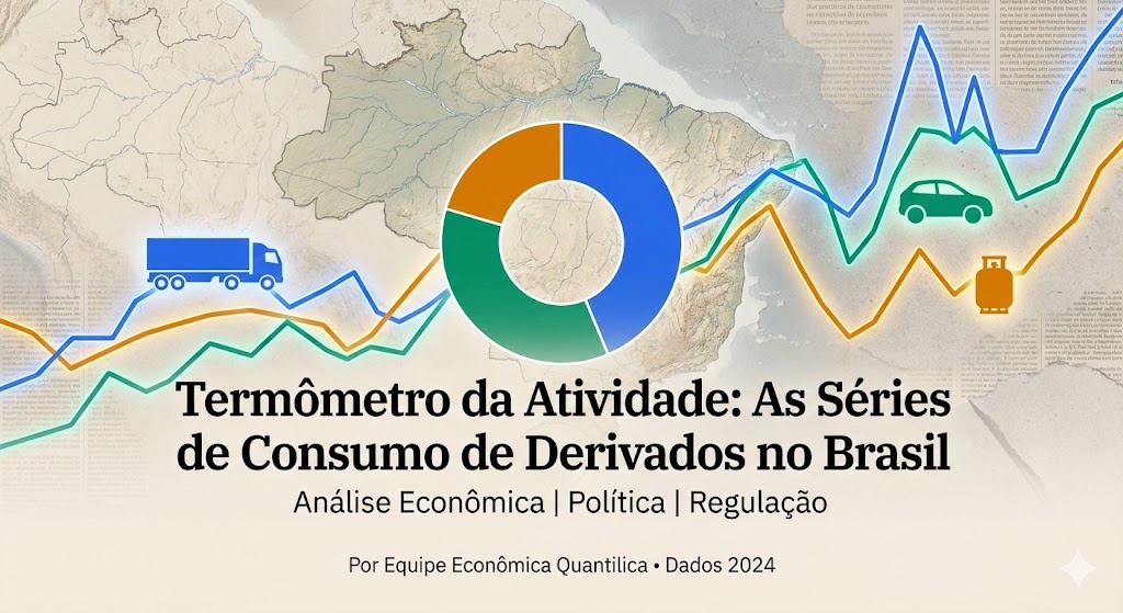 Capa de O Pulso da Economia Energética: Uma Análise Estrutural das Séries de Consumo de Derivados de Petróleo no Brasil (1990-2026)